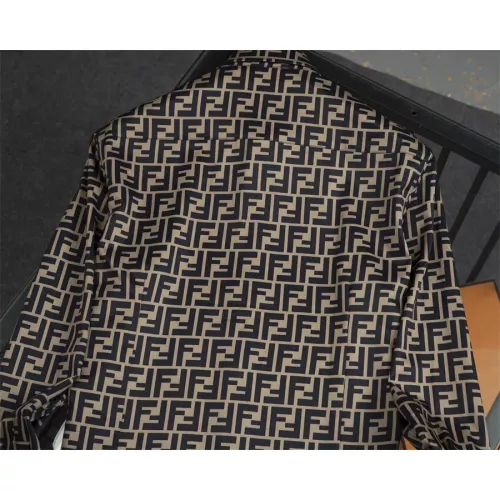 Replica Fendi Shirts Long Sleeved For Men #1361600 $40.00 USD for Wholesale