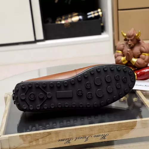 Replica Salvatore Ferragamo Leather Shoes For Men #1361677 $72.00 USD for Wholesale