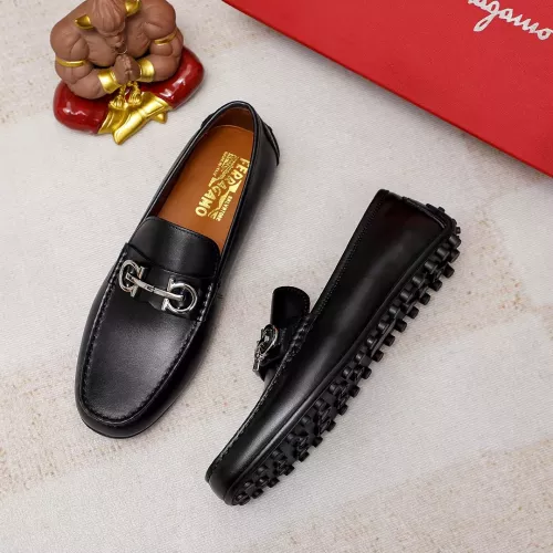 Cheap Salvatore Ferragamo Leather Shoes For Men #1361678, $$72.00 USD On Salvatore Ferragamo Leather Shoes