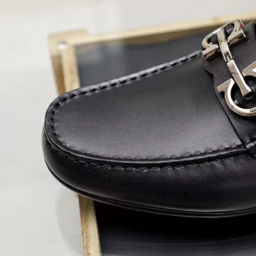 Replica Salvatore Ferragamo Leather Shoes For Men #1361678 $72.00 USD for Wholesale