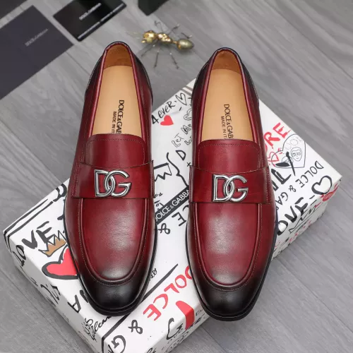 Replica Dolce & Gabbana D&G Leather Shoes For Men #1361739 $96.00 USD for Wholesale
