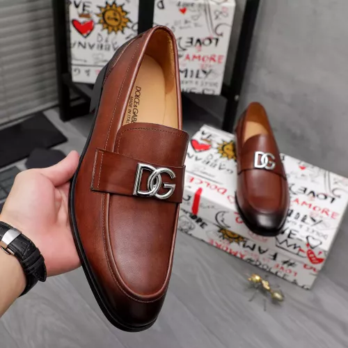 Replica Dolce & Gabbana D&G Leather Shoes For Men #1361740 $96.00 USD for Wholesale