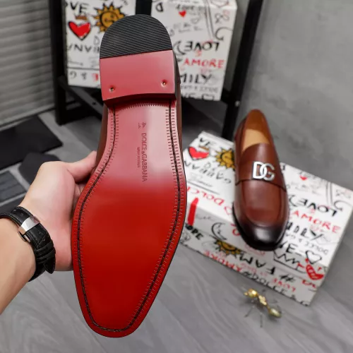 Replica Dolce & Gabbana D&G Leather Shoes For Men #1361740 $96.00 USD for Wholesale