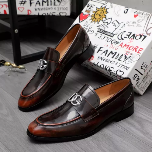 Cheap Dolce &amp; Gabbana D&amp;G Leather Shoes For Men #1361741, $$96.00 USD On Dolce &amp; Gabbana D&amp;G Leather Shoes