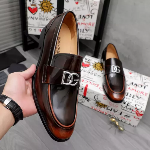 Replica Dolce & Gabbana D&G Leather Shoes For Men #1361741 $96.00 USD for Wholesale