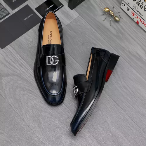 Replica Dolce & Gabbana D&G Leather Shoes For Men #1361742 $96.00 USD for Wholesale