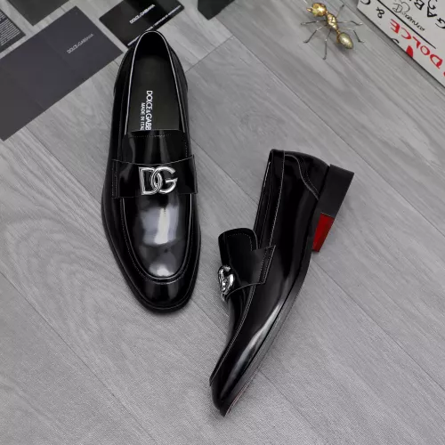 Replica Dolce & Gabbana D&G Leather Shoes For Men #1361743 $96.00 USD for Wholesale
