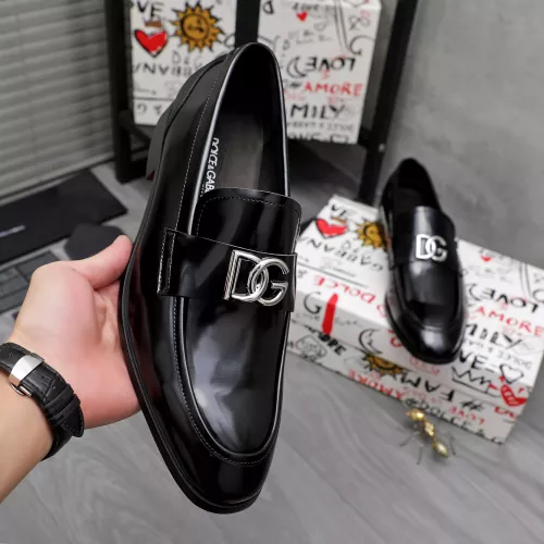 Replica Dolce & Gabbana D&G Leather Shoes For Men #1361743 $96.00 USD for Wholesale