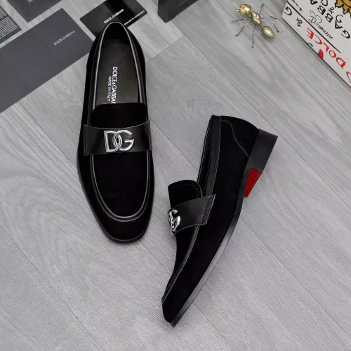 Replica Dolce & Gabbana D&G Leather Shoes For Men #1361744 $96.00 USD for Wholesale