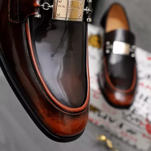 Replica Dolce & Gabbana D&G Leather Shoes For Men #1361747 $96.00 USD for Wholesale