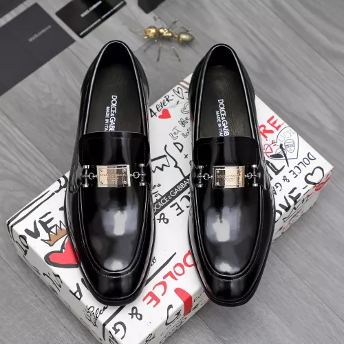 Replica Dolce & Gabbana D&G Leather Shoes For Men #1361749 $96.00 USD for Wholesale