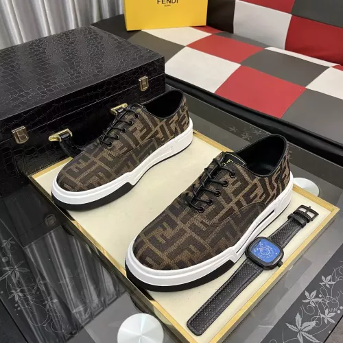 Replica Fendi Casual Shoes For Men #1361756 $80.00 USD for Wholesale