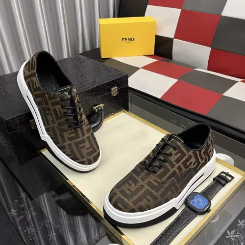 Replica Fendi Casual Shoes For Men #1361756 $80.00 USD for Wholesale