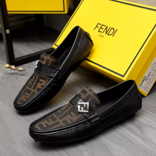 Cheap Fendi Leather Shoes For Men #1361758, $$80.00 USD On Fendi Leather Shoes