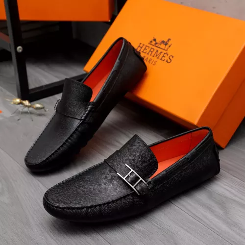 Cheap Hermes Leather Shoes For Men #1361759, $$80.00 USD On Hermes Leather Shoes