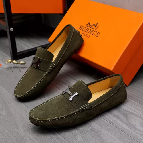 Cheap Hermes Leather Shoes For Men #1361856, $$76.00 USD On Hermes Leather Shoes