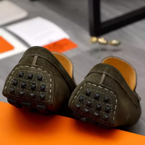 Replica Hermes Leather Shoes For Men #1361856 $76.00 USD for Wholesale