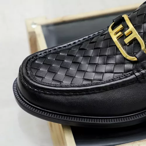 Replica Fendi Leather Shoes For Men #1361891 $85.00 USD for Wholesale