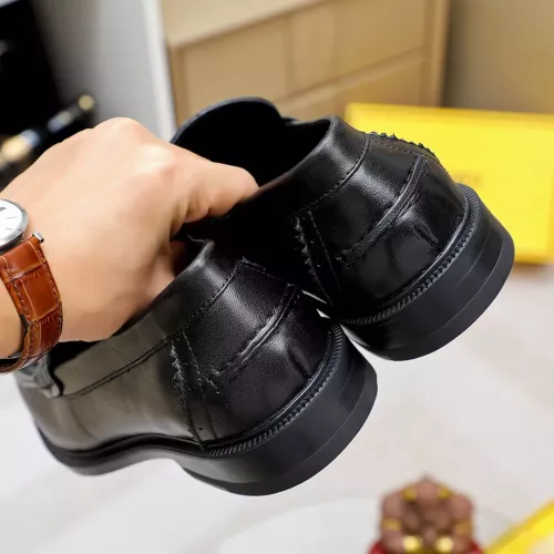 Replica Fendi Leather Shoes For Men #1361891 $85.00 USD for Wholesale