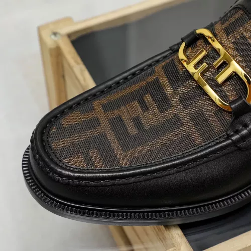 Replica Fendi Leather Shoes For Men #1361897 $85.00 USD for Wholesale