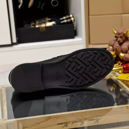 Replica Fendi Leather Shoes For Men #1361897 $85.00 USD for Wholesale