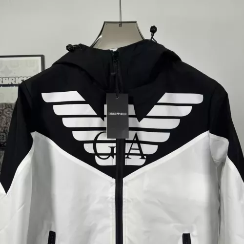 Replica Armani Jackets Long Sleeved For Men #1361996 $68.00 USD for Wholesale