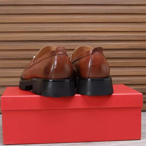 Replica Salvatore Ferragamo Leather Shoes For Men #1362015 $96.00 USD for Wholesale