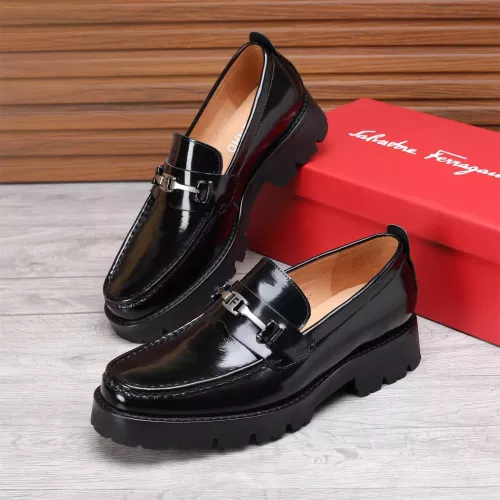 Cheap Salvatore Ferragamo Leather Shoes For Men #1362019, $$96.00 USD On Salvatore Ferragamo Leather Shoes