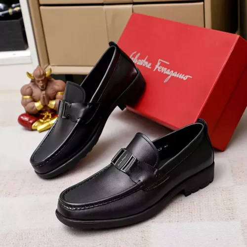 Cheap Salvatore Ferragamo Leather Shoes For Men #1362020, $$85.00 USD On Salvatore Ferragamo Leather Shoes