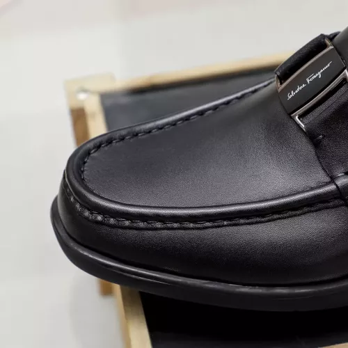 Replica Salvatore Ferragamo Leather Shoes For Men #1362020 $85.00 USD for Wholesale