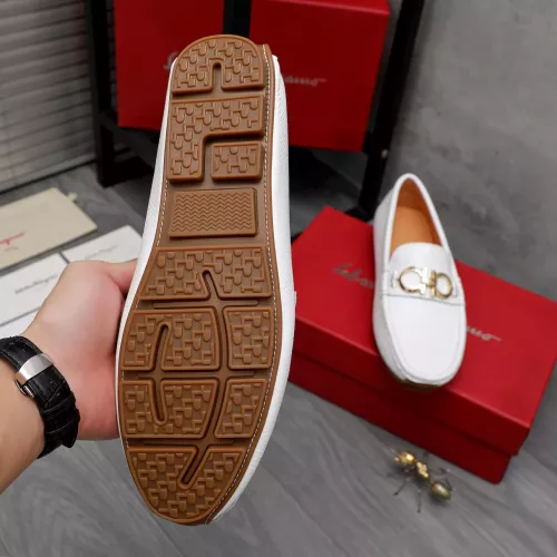 Replica Salvatore Ferragamo Leather Shoes For Men #1362021 $76.00 USD for Wholesale