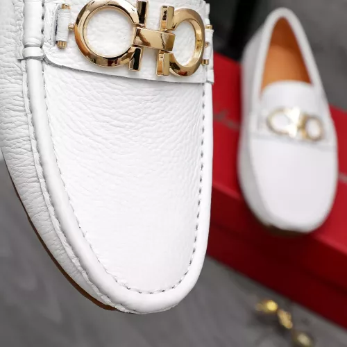 Replica Salvatore Ferragamo Leather Shoes For Men #1362021 $76.00 USD for Wholesale