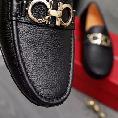 Replica Salvatore Ferragamo Leather Shoes For Men #1362022 $76.00 USD for Wholesale