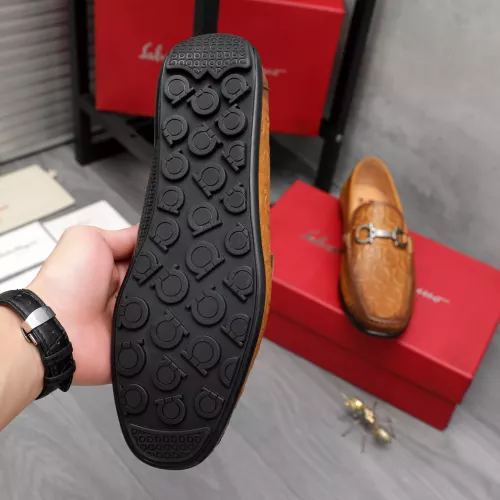 Replica Salvatore Ferragamo Leather Shoes For Men #1362023 $76.00 USD for Wholesale