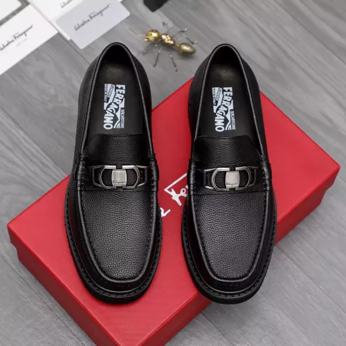 Replica Salvatore Ferragamo Leather Shoes For Men #1362025 $96.00 USD for Wholesale