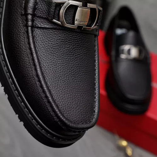 Replica Salvatore Ferragamo Leather Shoes For Men #1362025 $96.00 USD for Wholesale
