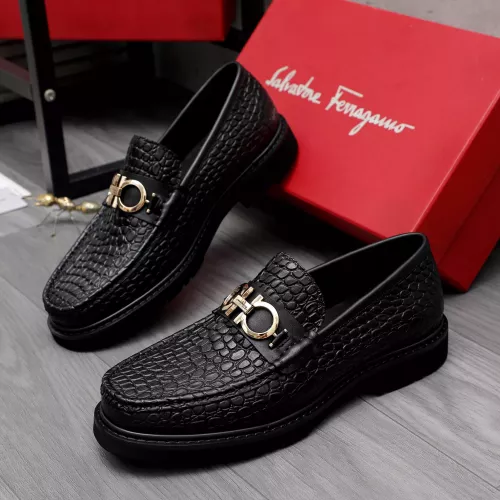 Cheap Salvatore Ferragamo Leather Shoes For Men #1362026, $$96.00 USD On Salvatore Ferragamo Leather Shoes
