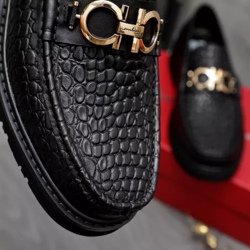 Replica Salvatore Ferragamo Leather Shoes For Men #1362026 $96.00 USD for Wholesale