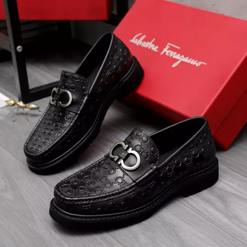 Cheap Salvatore Ferragamo Leather Shoes For Men #1362027, $$96.00 USD On Salvatore Ferragamo Leather Shoes