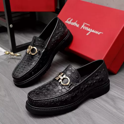 Cheap Salvatore Ferragamo Leather Shoes For Men #1362028, $$96.00 USD On Salvatore Ferragamo Leather Shoes