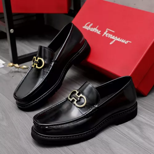 Cheap Salvatore Ferragamo Leather Shoes For Men #1362029, $$96.00 USD On Salvatore Ferragamo Leather Shoes