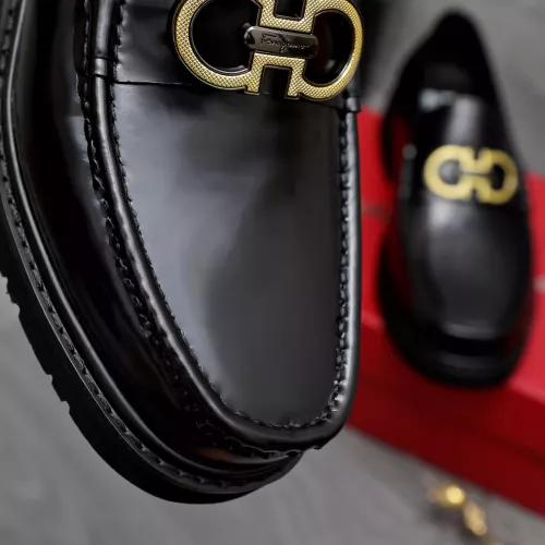Replica Salvatore Ferragamo Leather Shoes For Men #1362029 $96.00 USD for Wholesale
