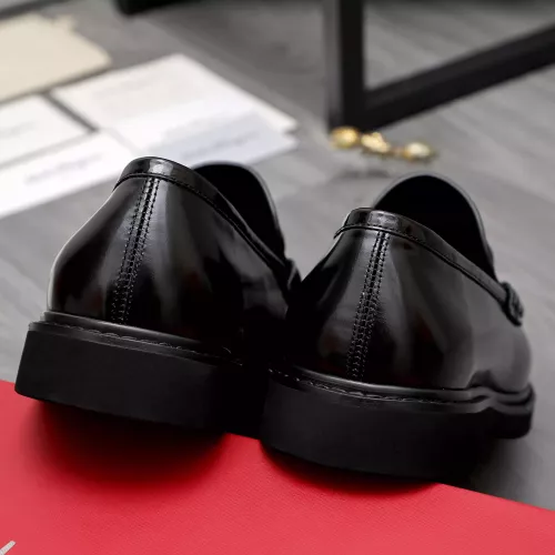 Replica Salvatore Ferragamo Leather Shoes For Men #1362029 $96.00 USD for Wholesale