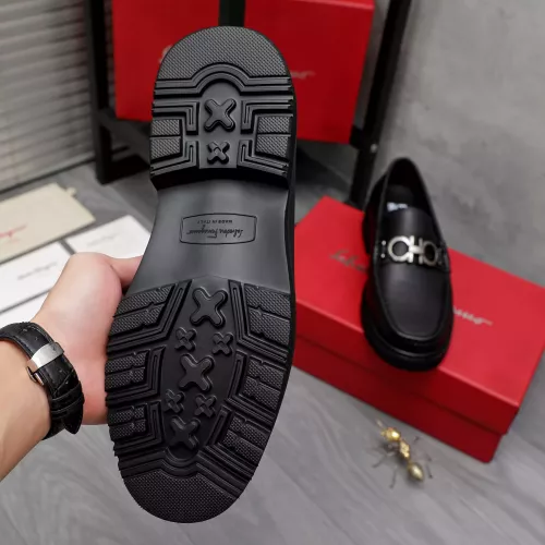 Replica Salvatore Ferragamo Leather Shoes For Men #1362030 $96.00 USD for Wholesale