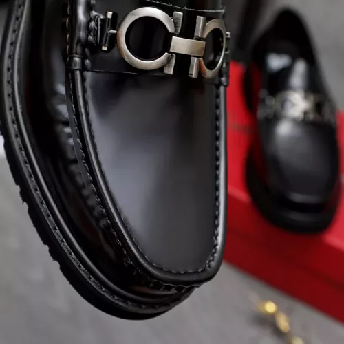 Replica Salvatore Ferragamo Leather Shoes For Men #1362031 $96.00 USD for Wholesale