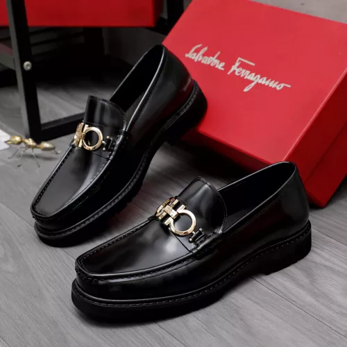 Cheap Salvatore Ferragamo Leather Shoes For Men #1362032, $$96.00 USD On Salvatore Ferragamo Leather Shoes
