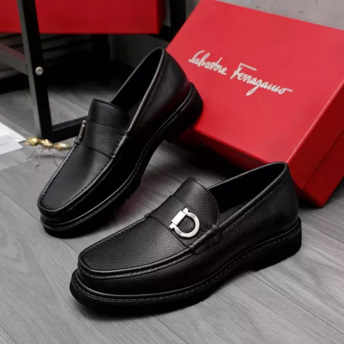 Cheap Salvatore Ferragamo Leather Shoes For Men #1362033, $$96.00 USD On Salvatore Ferragamo Leather Shoes