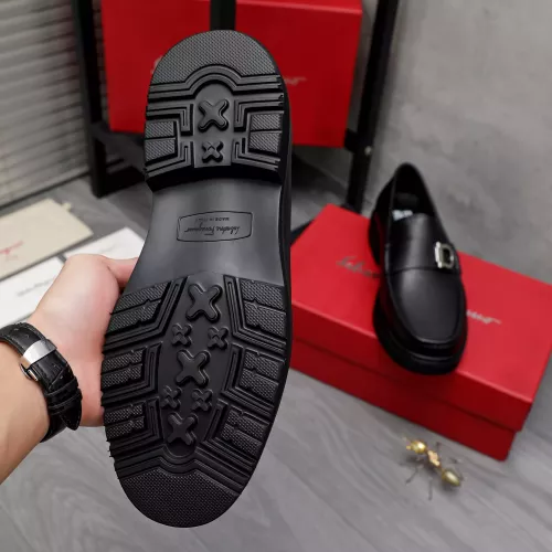 Replica Salvatore Ferragamo Leather Shoes For Men #1362033 $96.00 USD for Wholesale