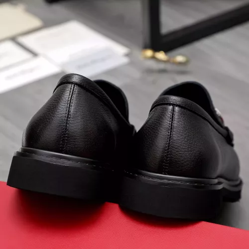 Replica Salvatore Ferragamo Leather Shoes For Men #1362033 $96.00 USD for Wholesale