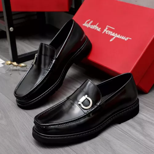 Cheap Salvatore Ferragamo Leather Shoes For Men #1362034, $$96.00 USD On Salvatore Ferragamo Leather Shoes